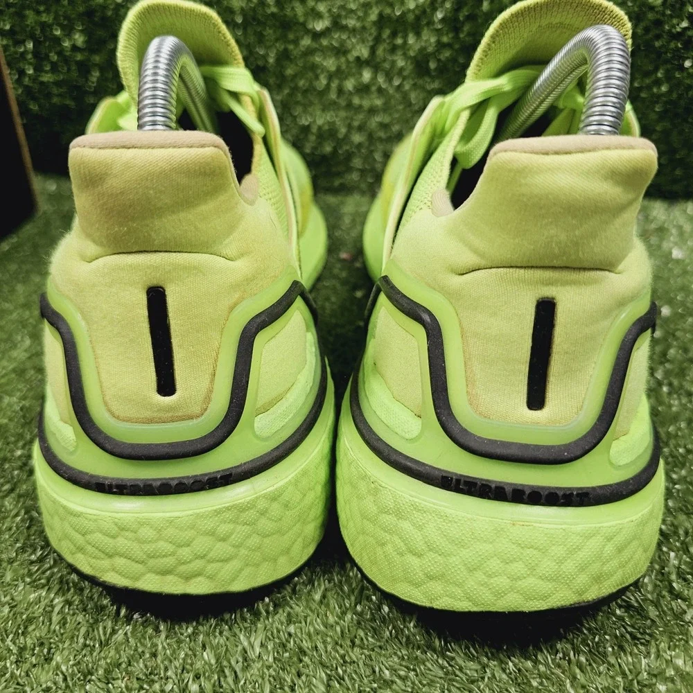 Adidas Ultraboost 20 Neon Signal Green Athletic Running Sneakers Mens‎ 8.5